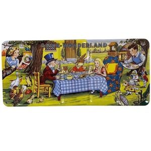 Alice in Wonderland Illustrated Metal Tin Watercolor Paint Set Made In England